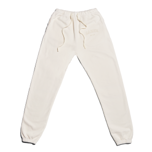 Varsity Logo Sweatpants in Moonbeam. Large