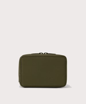 Arlo Tech Organizer in Dark Moss. Large