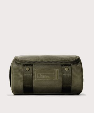 Seoul Dopp Kit in Dark Moss. Large